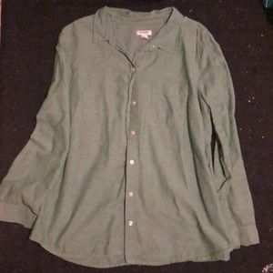 Old Navy Women’s green button down